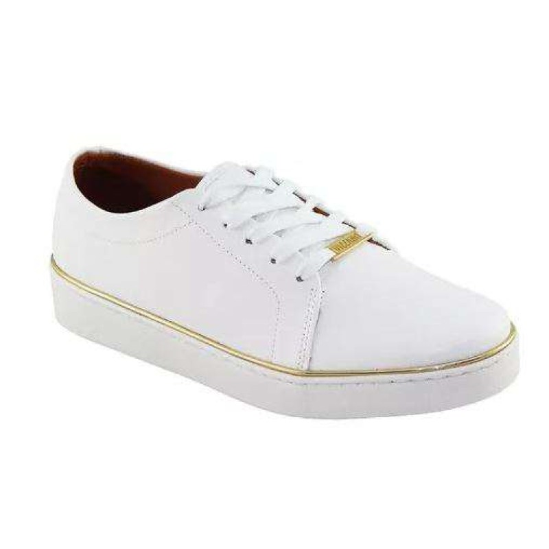 tenis branco casual vizzano