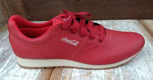 tenis da coca cola vermelho feminino