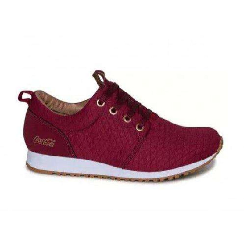 tenis coca cola bordo feminino