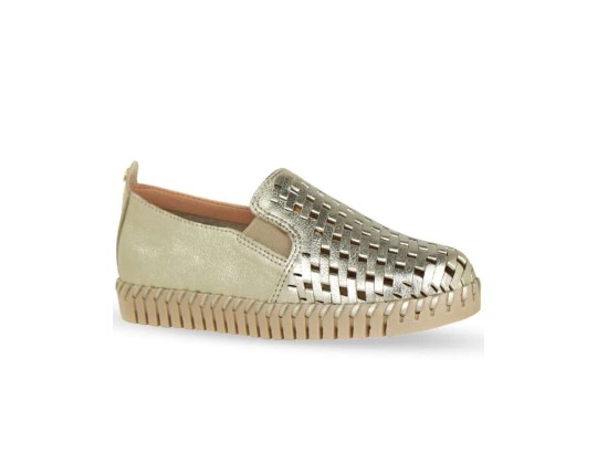 TENIS COURO METALIZADO BOTTERO 369501_1 - Dourado