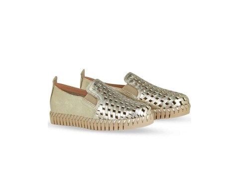 TENIS COURO METALIZADO BOTTERO 369501_1 - Dourado