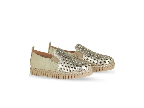 TENIS COURO METALIZADO BOTTERO 369501_1 - Dourado