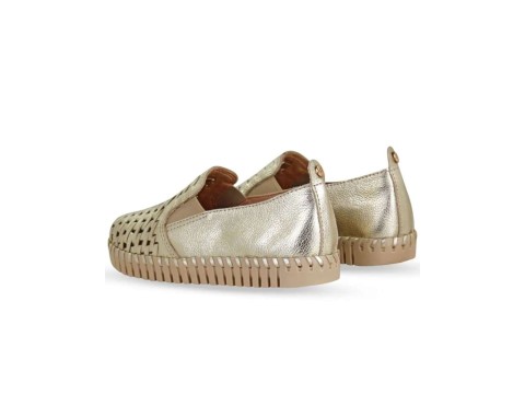 TENIS COURO METALIZADO BOTTERO 369501_1 - Dourado