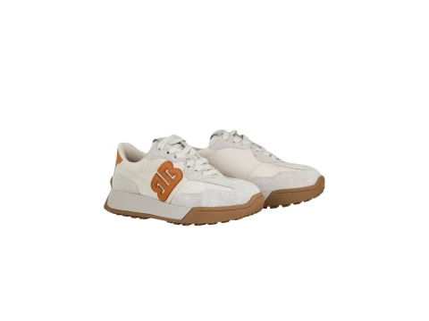 TENIS FEM COURO CAMURÇA 371503_3 - Creme
