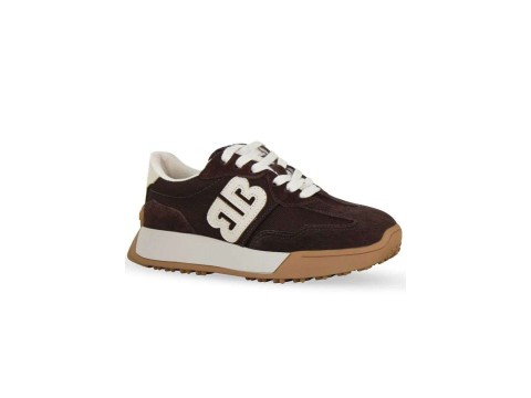 TENIS FEM COURO CAMURÇA 371503_3 - Marrom