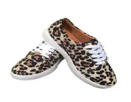 TENIS FEMININO CASUAL CAMURÇA VIZZANO 1214.205 - Animal print