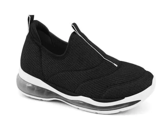 TÊNIS FEMININO CASUAL CONFORTO COMFORTFLEX 2158401 - Preto