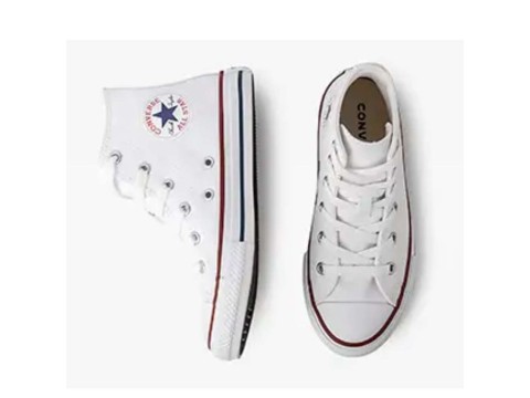 TÊNIS INFANTIL CANO ALTO CONVERSE CK00040001 - Branco