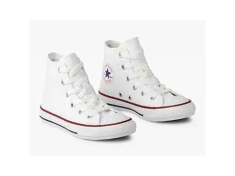 TÊNIS INFANTIL CANO ALTO CONVERSE CK00040001 - Branco