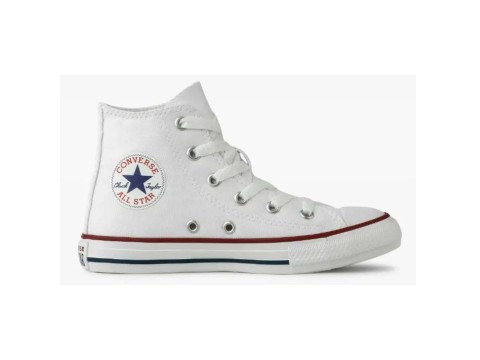 TÊNIS INFANTIL CANO ALTO CONVERSE CK00040001 - Branco