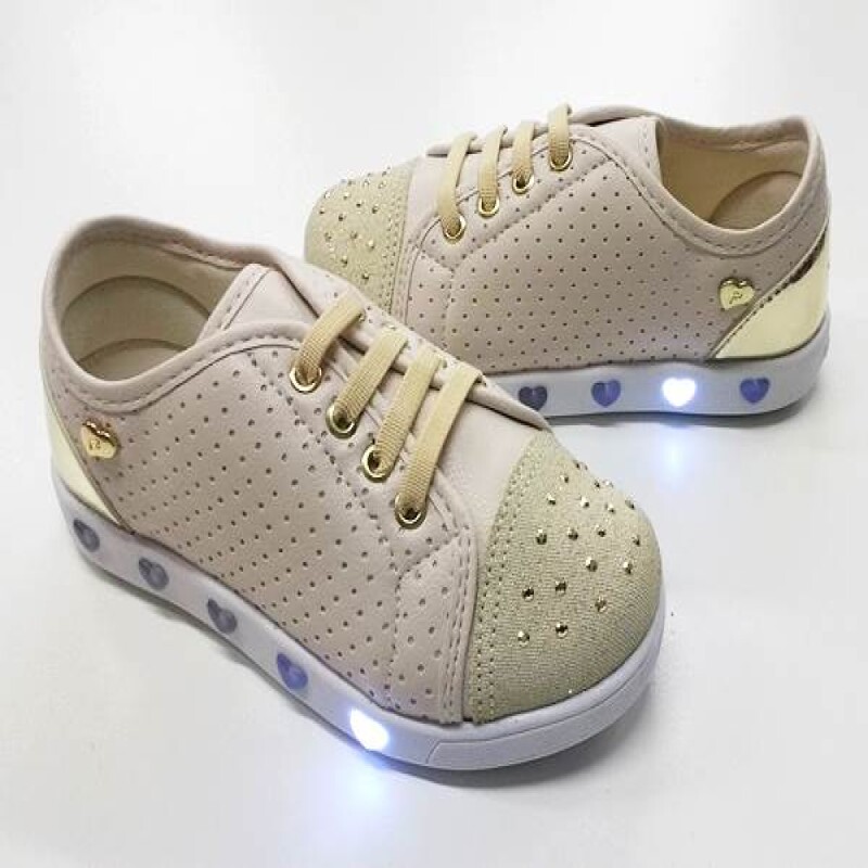 tenis infantil led pampili