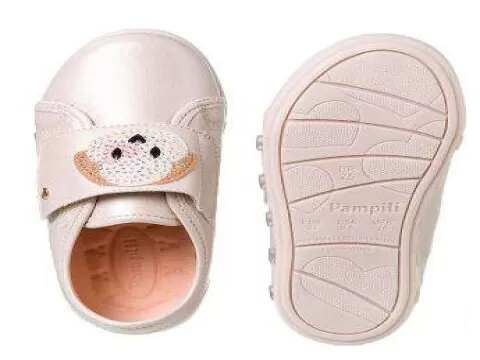 TENIS INFANTIL SNEAKER LUZ PAMPILI 165.085 - Nude