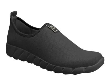 TENIS SLIP ON FABI PICCADILLY 970100 - Preto