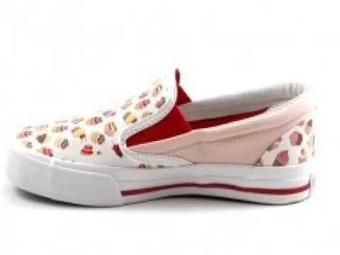 Tenis Feminino Converse All Star Cr163002 Cupcakes - Branco