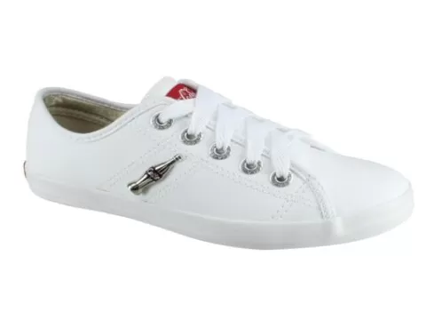 T NIS COCA COLA FEMININO MIAMI METALIC CC0873 Branco Delabela