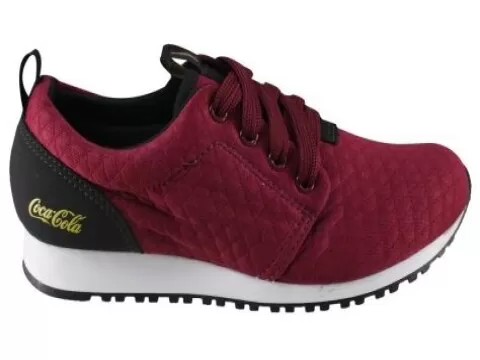 TÊNIS COCA COLA FEMININO SENSE CC1016 - Bordo