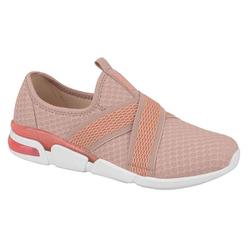 TÊNIS COM ELÁSTICO ACTVITTA BEIRA RIO 4800.102 - Rosa - Delabela