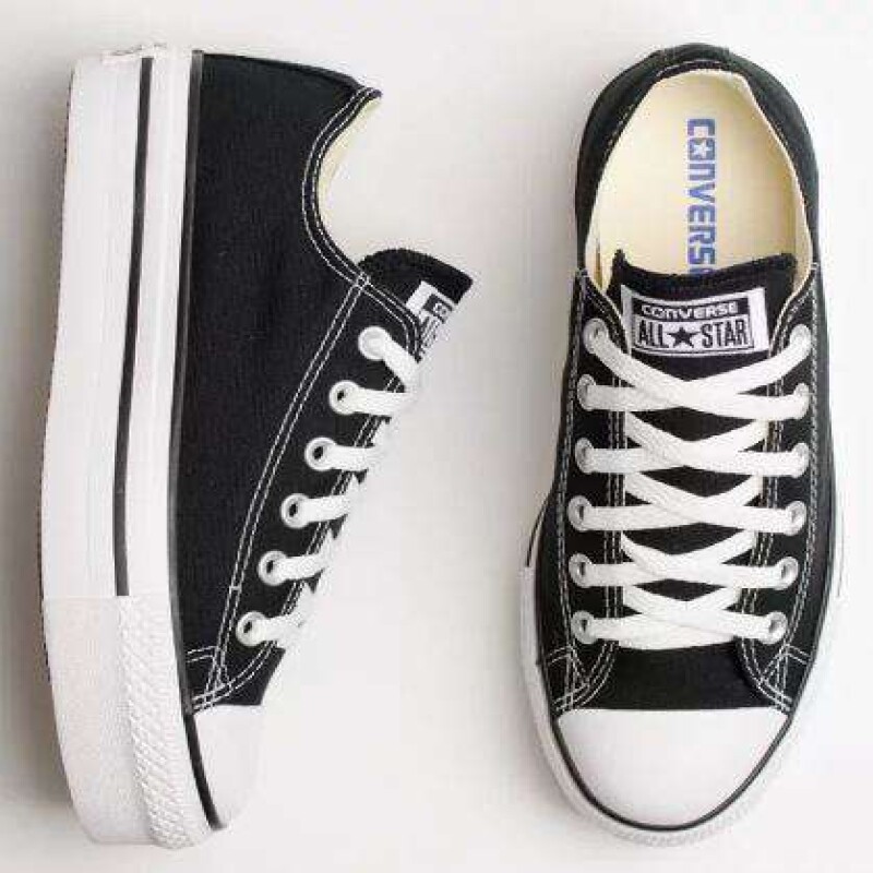 all star flatform preto