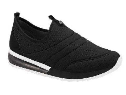 TÊNIS FEMININO CASUAL CONFORTO COMFORTFLEX 2049302 - Preto