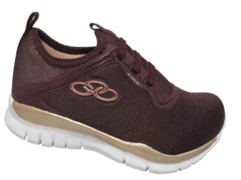 TÊNIS FEMININO OLYMPIKUS KISS 330 - Bordo