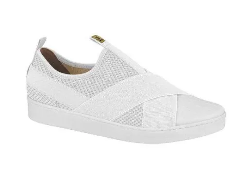 TÊNIS FEMININO SLIP ON TEXTIL VIZZANO 1214.276 - Branco