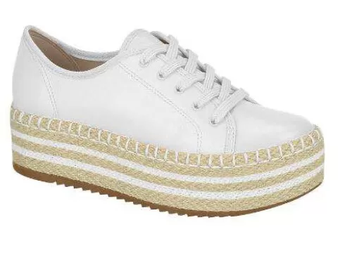 TÊNIS FLATFORM BEIRA RIO 4232.100 - Branco