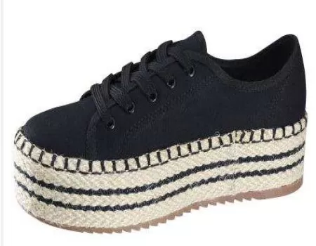 TÊNIS FLATFORM BEIRA RIO 4232.100 - Preto