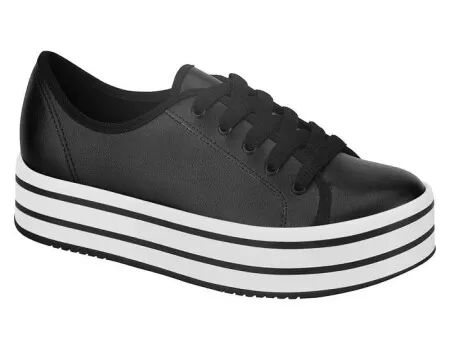 TÊNIS FLATFORM BEIRA RIO CONFORTO 4194.702 - Preto