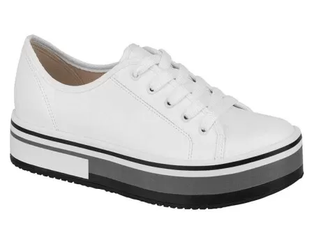 TÊNIS FLATFORM BEIRA RIO CONFORTO 4194.902 - Branco