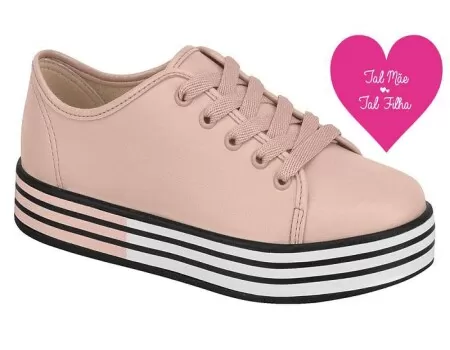 TÊNIS FLATFORM INFANTIL MOLEKINHA 2520.600 - Rosa