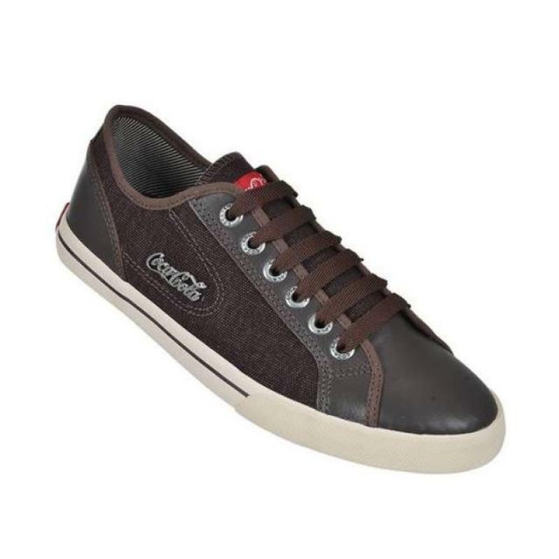 TÊNIS MASCULINO COCA COLA MODERN CASUAL2 CC0745 - Marrom - Delabela