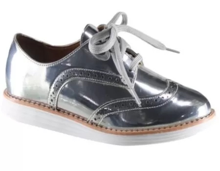 TÊNIS VIZZANO OXFORD 1231.101 - Prateado