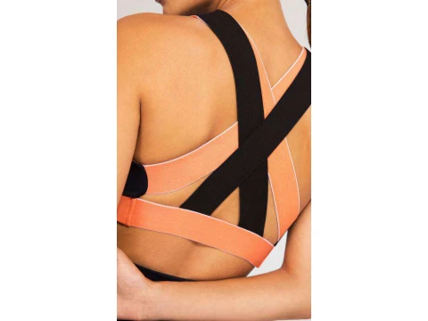 TOP ESPORTIVO ALÇA LARGA MORENA ROSA 400769 - Preto