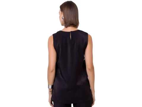 TUNICA VISCOSE MISTA SEIKI 521835 - Preto