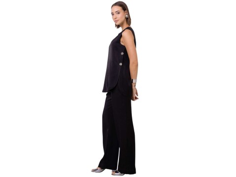 TUNICA VISCOSE MISTA SEIKI 521835 - Preto
