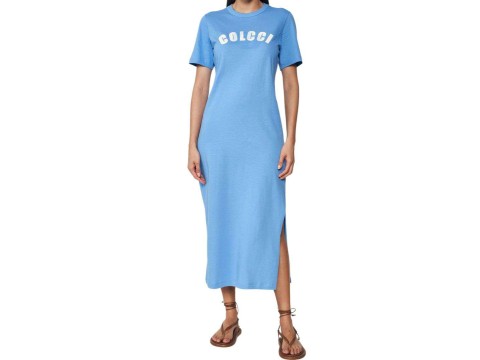 VESTIDO C/ FENDA LATERAL COLCCI 044.01.14254 - Marinho