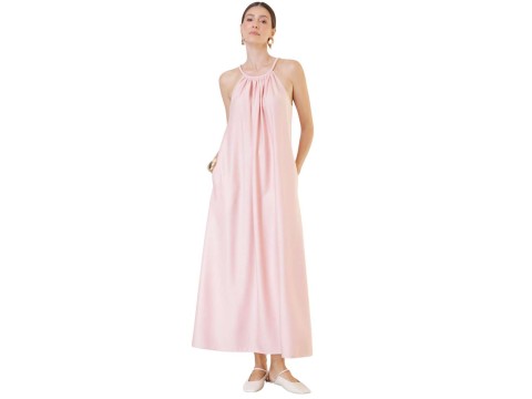 VESTIDO CREPE SEIKI 380977 - Rosa claro