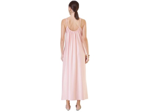 VESTIDO CREPE SEIKI 380977 - Rosa claro