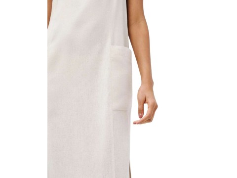 VESTIDO CURTO BÁSICO HERING HA94 - Cru