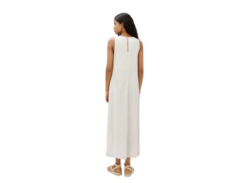 VESTIDO CURTO BÁSICO HERING HA94 - Cru