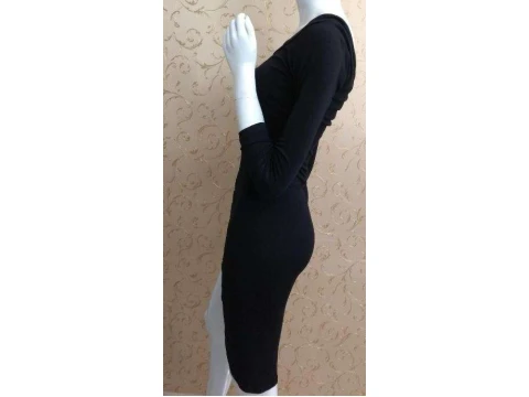 VESTIDO CURTO E JUSTO ILHÓS LUK´S - Preto