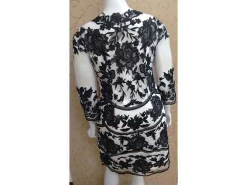 VESTIDO CURTO SONIA PLUS 08070 - Preto