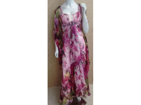 VESTIDO DE SEDA FOREVER 9F1228 - Rosa