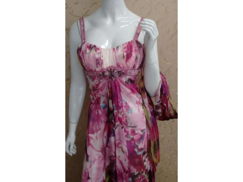 VESTIDO DE SEDA FOREVER 9F1228 - Rosa