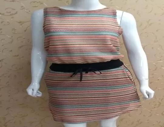 VESTIDO COM TRANSPARÊNCIA ZINCO 104837 - Multicor