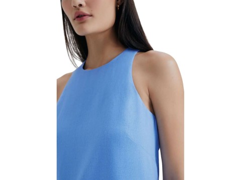 VESTIDO EVASE HERING K5UR - Azul
