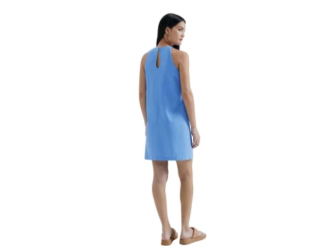 VESTIDO EVASE HERING K5UR - Azul