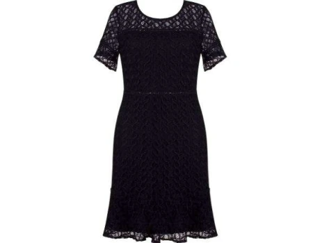 VESTIDO GUIPPIR SEIKI 380375 - Preto