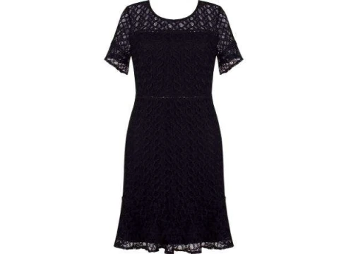 VESTIDO GUIPPIR SEIKI 380375 - Preto