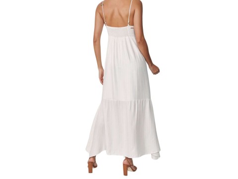 VESTIDO LISTRADO COLCCI 044.01.14200 - Off white
